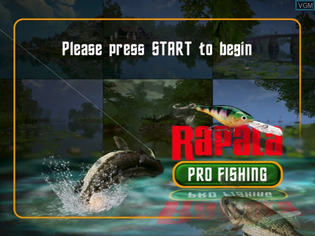 Image de l'ecran titre du jeu Rapala Pro Fishing sur Microsoft Xbox