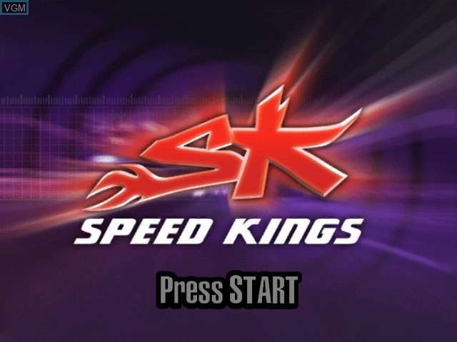 Image de l'ecran titre du jeu Speed Kings sur Microsoft Xbox