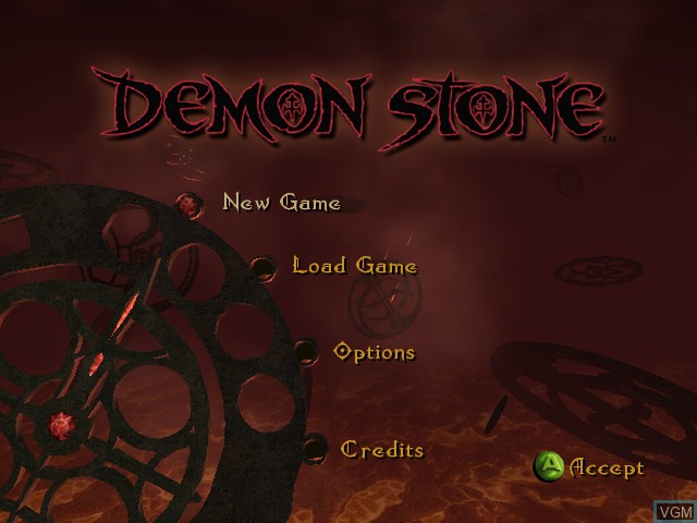 Image de l'ecran titre du jeu Forgotten Realms - Demon Stone sur Microsoft Xbox