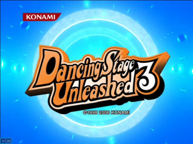 Image de l'ecran titre du jeu Dancing Stage Unleashed 3 sur Microsoft Xbox
