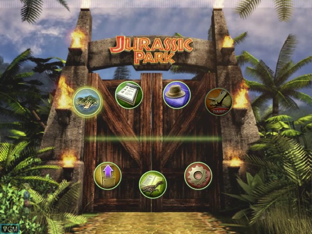 Image du menu du jeu Jurassic Park - Operation Genesis sur Microsoft Xbox