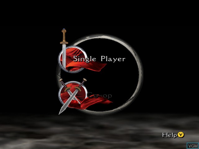 Image du menu du jeu King Arthur sur Microsoft Xbox