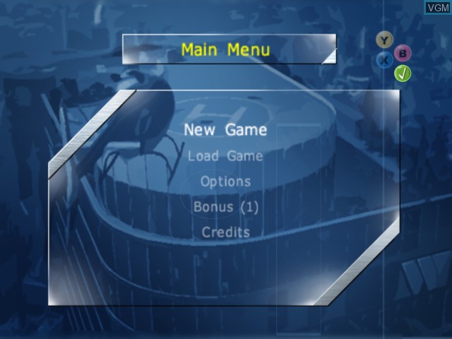 Image du menu du jeu Largo Winch - Empire Under Threat sur Microsoft Xbox