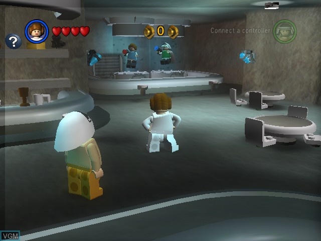 Image du menu du jeu LEGO Star Wars II - The Original Trilogy sur Microsoft Xbox