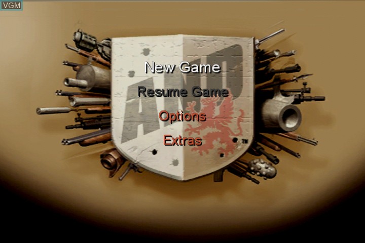 Image du menu du jeu Armed and Dangerous sur Microsoft Xbox