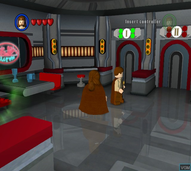 Image du menu du jeu LEGO Star Wars sur Microsoft Xbox