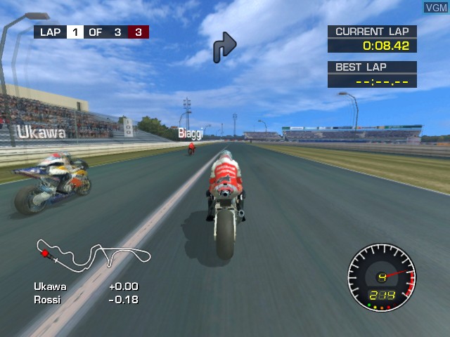 Image in-game du jeu MotoGP 2 sur Microsoft Xbox