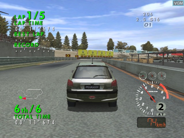 Image in-game du jeu Sega GT 2002 sur Microsoft Xbox
