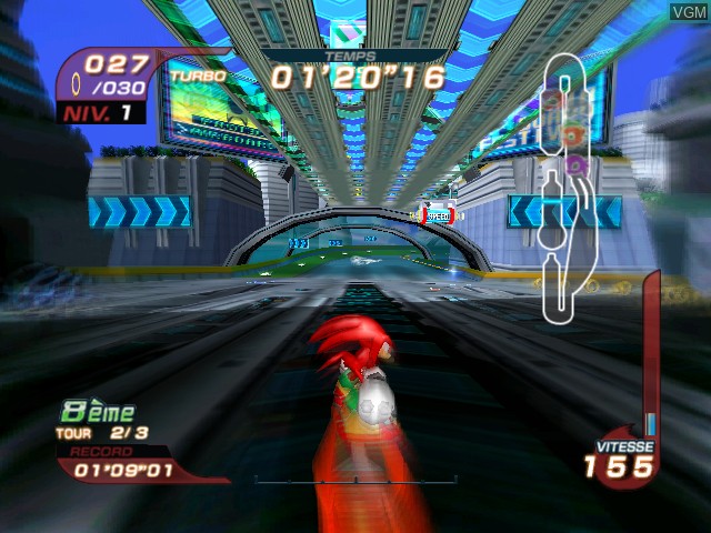 Image in-game du jeu Sonic Riders sur Microsoft Xbox