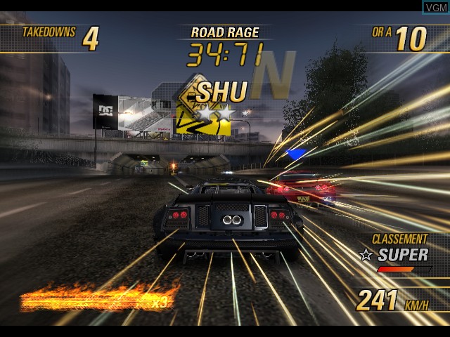 Image in-game du jeu Burnout Revenge sur Microsoft Xbox