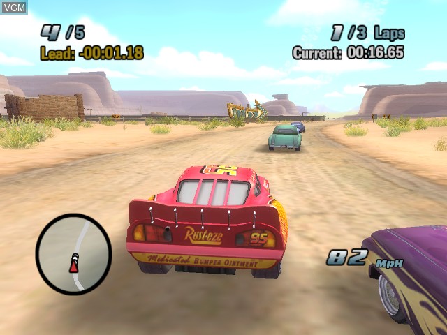 Image in-game du jeu Cars sur Microsoft Xbox