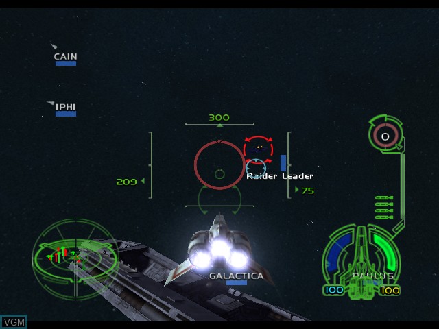 Image in-game du jeu Battlestar Galactica sur Microsoft Xbox