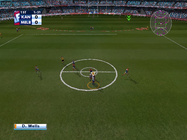 Image in-game du jeu AFL Live Premiership Edition sur Microsoft Xbox