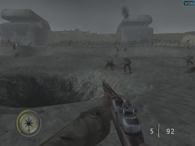 Image in-game du jeu Medal of Honor Frontline sur Microsoft Xbox