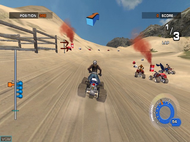 Image in-game du jeu ATV Quad Power Racing 2 sur Microsoft Xbox