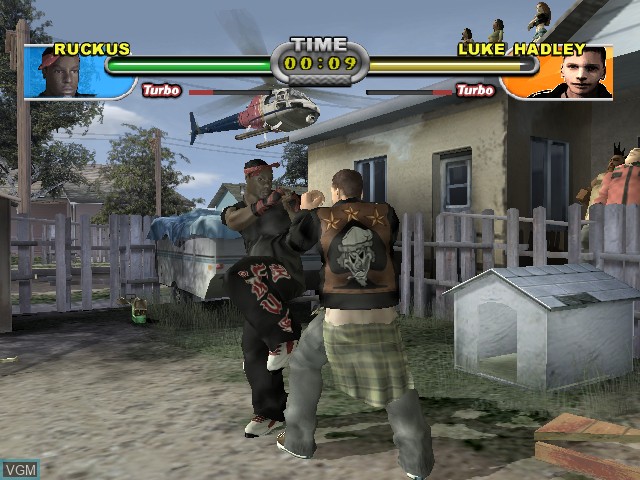 Image in-game du jeu Backyard Wrestling 2 - There Goes the Neighborhood sur Microsoft Xbox