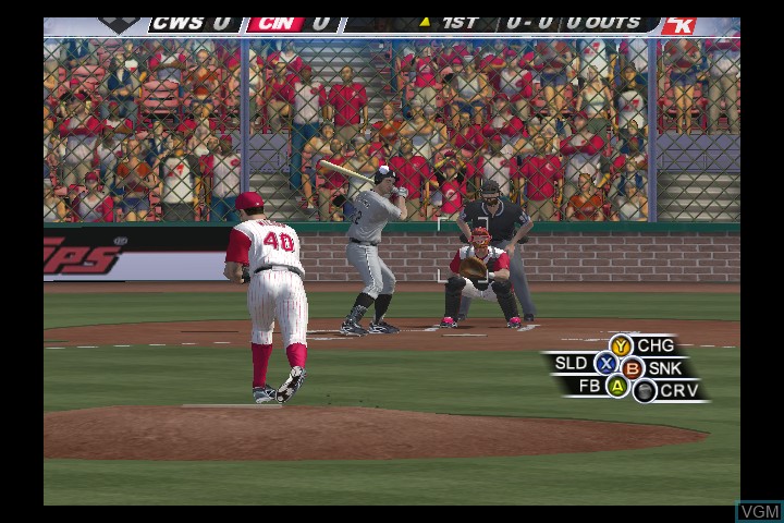 Image in-game du jeu Major League Baseball 2K6 sur Microsoft Xbox