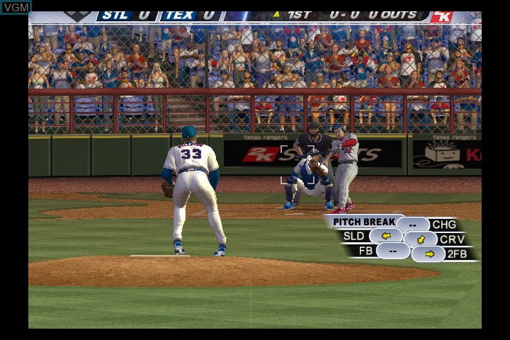 Image in-game du jeu Major League Baseball 2K7 sur Microsoft Xbox
