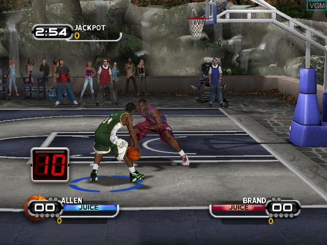 Image in-game du jeu NBA Ballers sur Microsoft Xbox