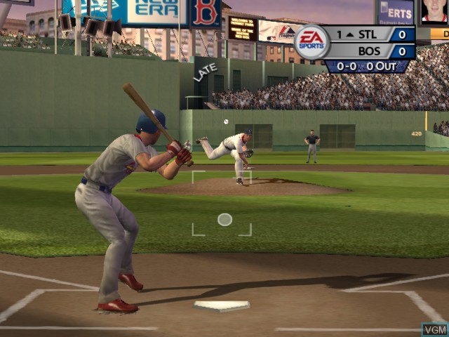 Image in-game du jeu MVP Baseball 2005 sur Microsoft Xbox