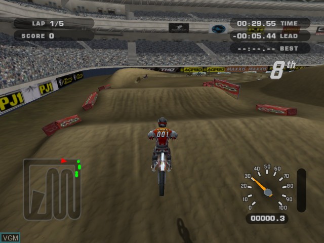 Image in-game du jeu MX Unleashed sur Microsoft Xbox