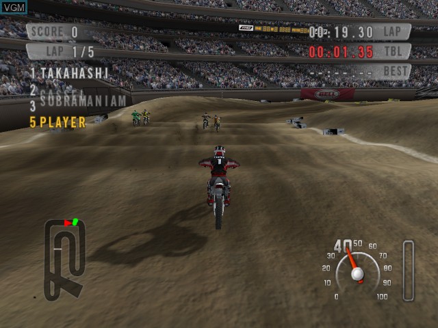 Image in-game du jeu MX vs. ATV Unleashed sur Microsoft Xbox