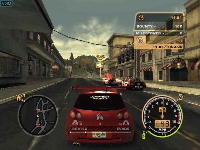 Image in-game du jeu Need for Speed Most Wanted sur Microsoft Xbox