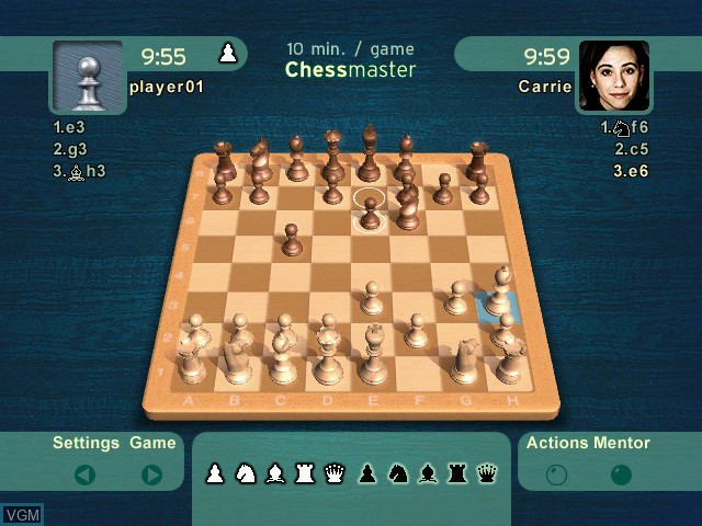 Image in-game du jeu Chessmaster sur Microsoft Xbox