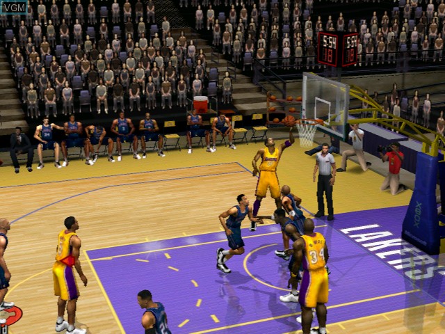 Image in-game du jeu NBA Inside Drive 2003 sur Microsoft Xbox