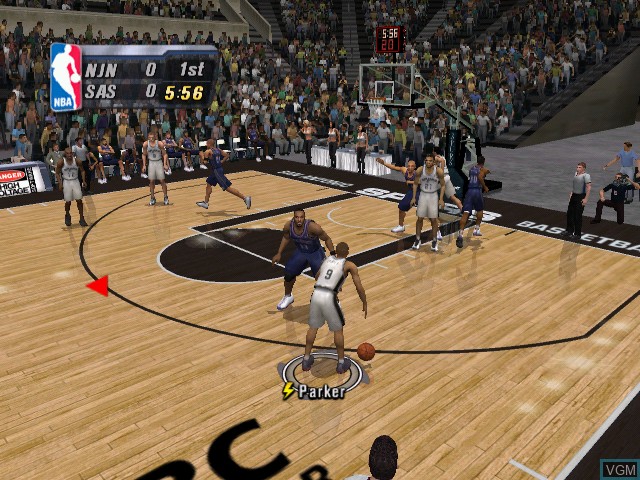 Image in-game du jeu NBA Inside Drive 2004 sur Microsoft Xbox