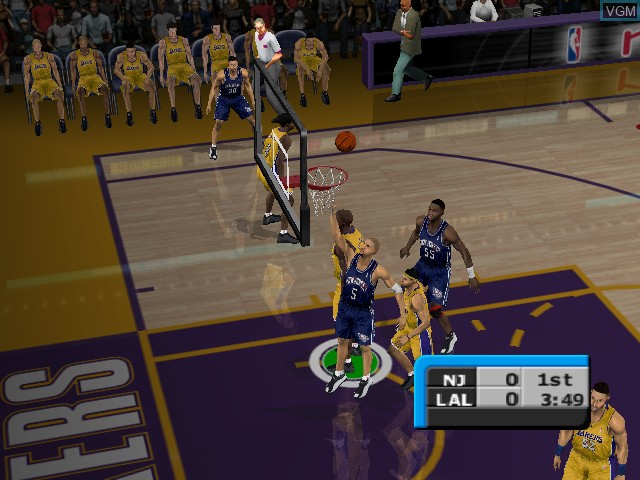 Image in-game du jeu NBA Starting Five sur Microsoft Xbox