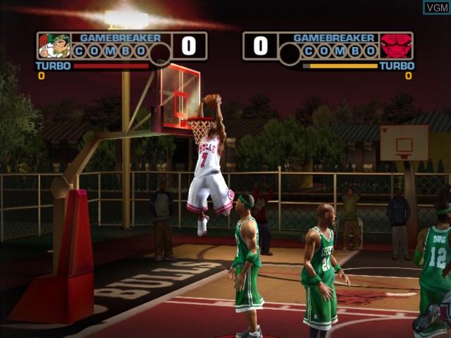 Image in-game du jeu NBA Street V3 sur Microsoft Xbox