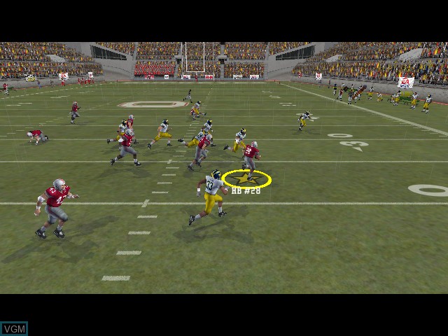 Image in-game du jeu NCAA Football 2004 sur Microsoft Xbox