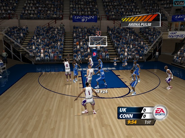 Image in-game du jeu NCAA March Madness 2005 sur Microsoft Xbox