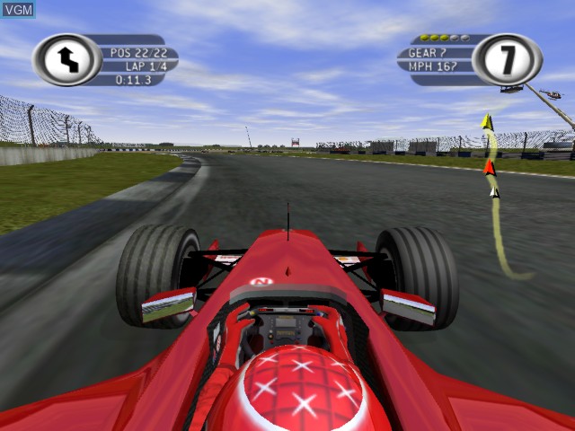 Image in-game du jeu F1 2001 sur Microsoft Xbox