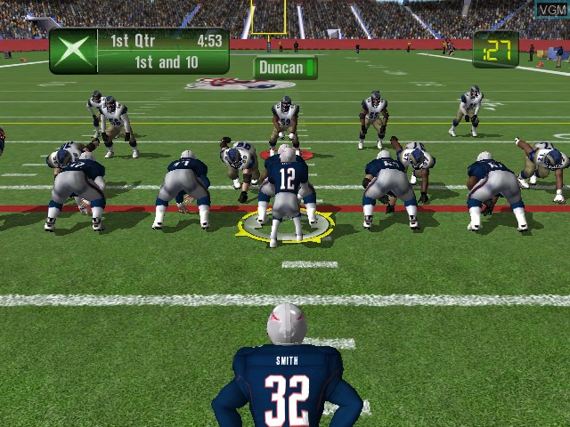 Image in-game du jeu NFL Fever 2003 sur Microsoft Xbox