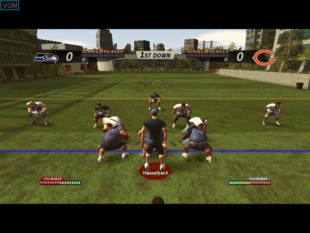 Image in-game du jeu NFL Street sur Microsoft Xbox