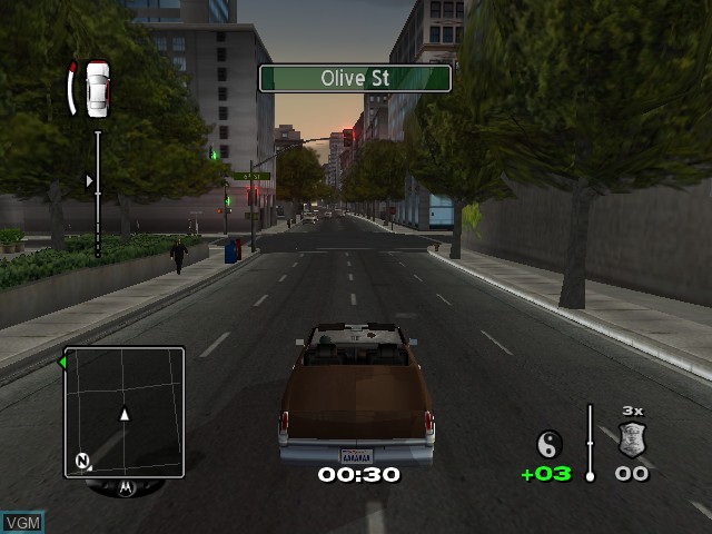 Image in-game du jeu True Crime - Streets of LA sur Microsoft Xbox