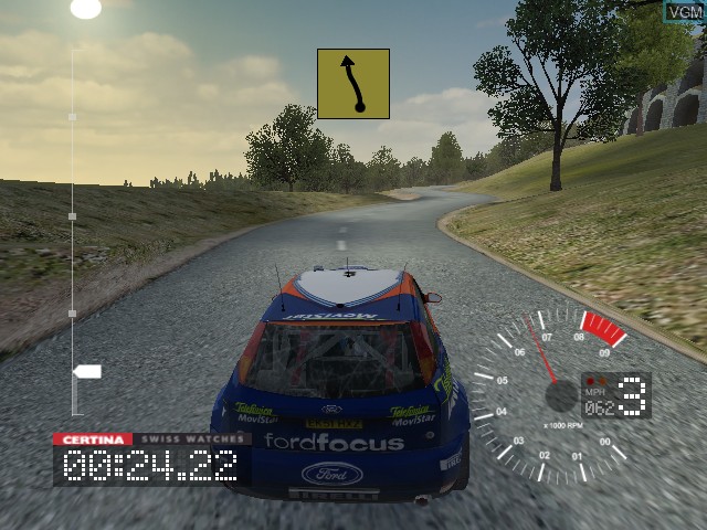 Image in-game du jeu Colin McRae Rally 3 sur Microsoft Xbox