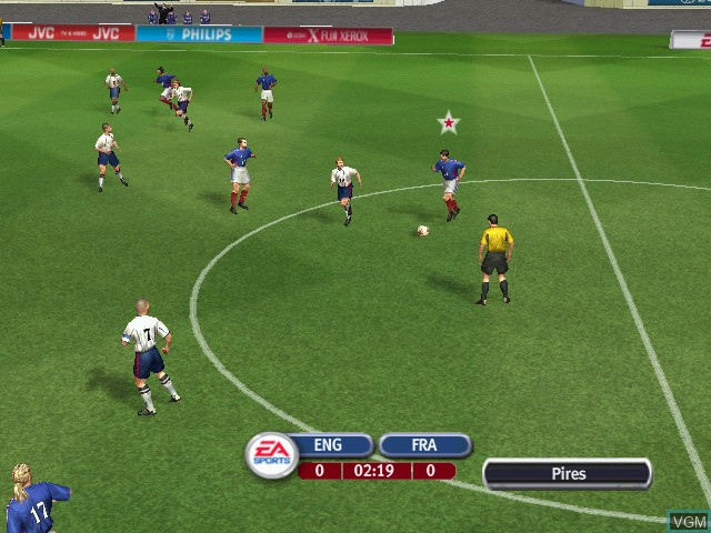 Image in-game du jeu 2002 FIFA World Cup sur Microsoft Xbox