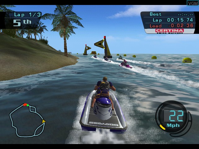 Image in-game du jeu Splashdown sur Microsoft Xbox