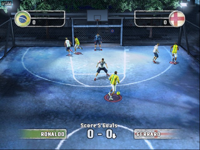 Image in-game du jeu FIFA Street 2 sur Microsoft Xbox