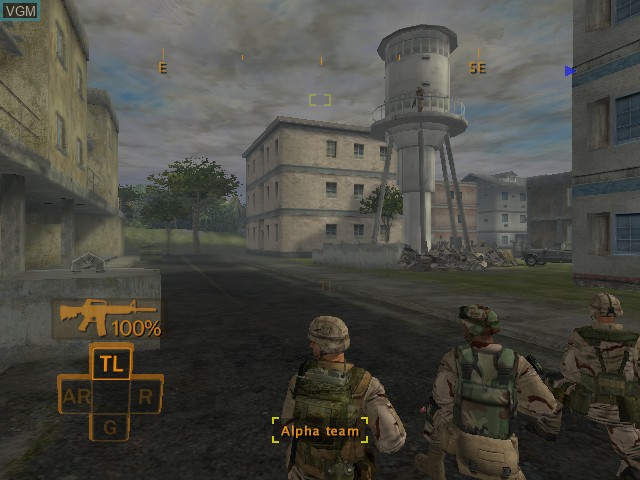 Image in-game du jeu Full Spectrum Warrior sur Microsoft Xbox