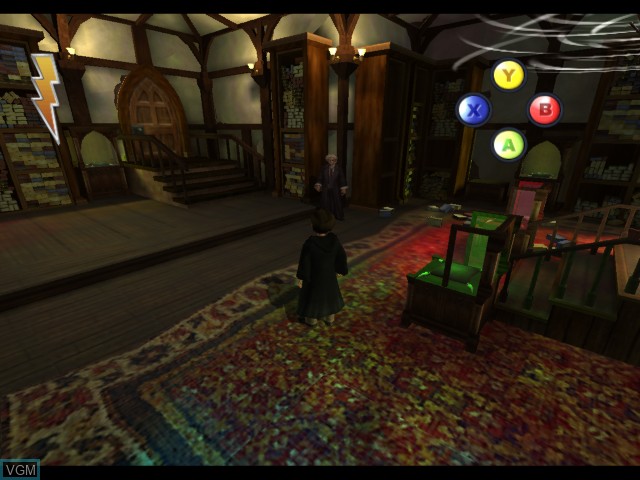 Image in-game du jeu Harry Potter and the Sorcerer's Stone sur Microsoft Xbox
