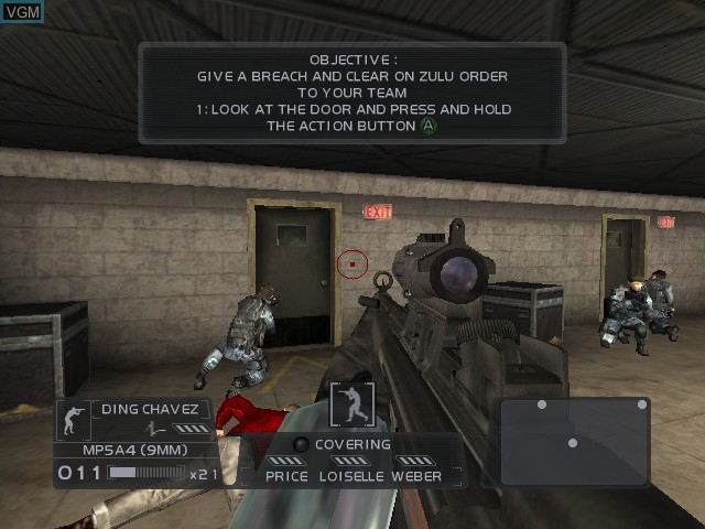 Image in-game du jeu Tom Clancy's Rainbow Six 3 sur Microsoft Xbox