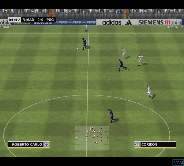 Image in-game du jeu Club Football 2005 sur Microsoft Xbox