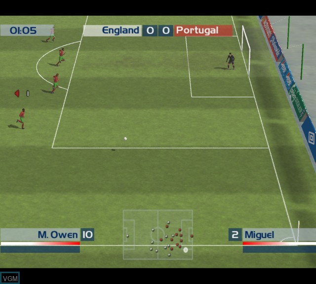 Image in-game du jeu England International Football sur Microsoft Xbox