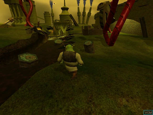 Image in-game du jeu Shrek sur Microsoft Xbox