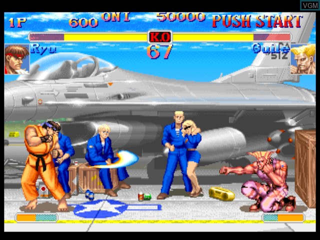 Image in-game du jeu Street Fighter Anniversary Collection sur Microsoft Xbox