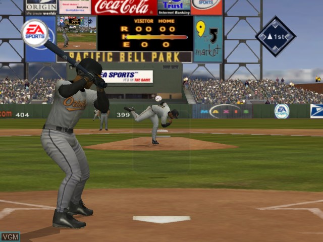 Image in-game du jeu Triple Play 2002 sur Microsoft Xbox